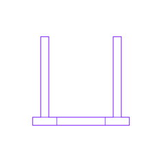 Buildings Building Foundations Column Strap Outline Svg Vector, Free Vectors File